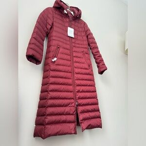 $798 COACH Long Down Coat With Hood Size S (new with tag)
